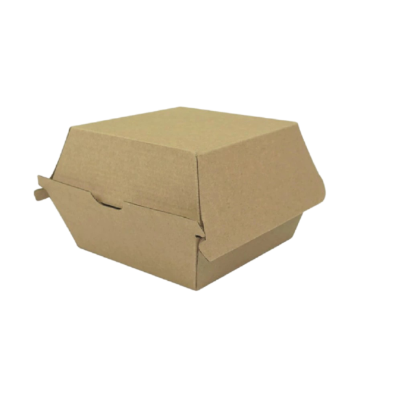 10 PCS Kraft Paper BURGER BOX Square FOOD MEAL & BURGER & CAKE
