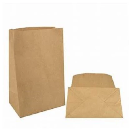 61343a58b120b46407a30d498320d4d1 Kraft Brown Paper Bag Block Bottom (100PCS)