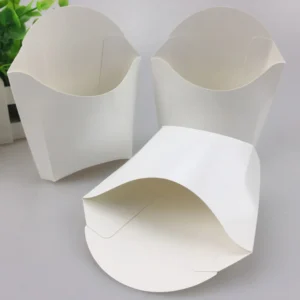 (50pcs) White French Fries Box / Fries Box / Snacks Box / Fried Chicken Box