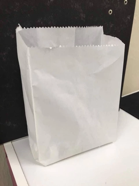 Paper bag 5S white - 100pcs